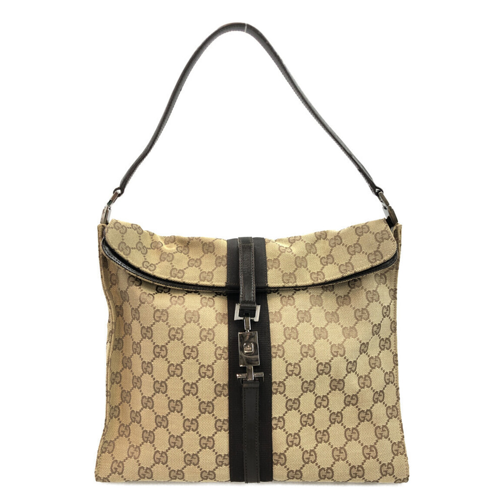 Gucci Jackie GG Canvas One Shoulder Hobo Bag